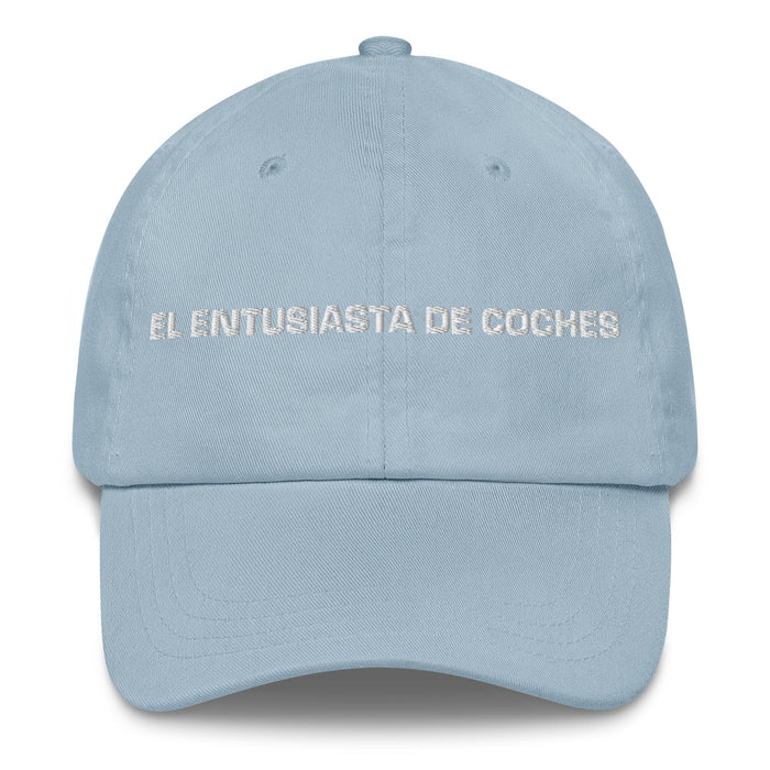 El Entusiasta De Coches The Car Enthusiast Mexican Spanish Pride Gift Regalo Dad Hat Mexicada Light Blue