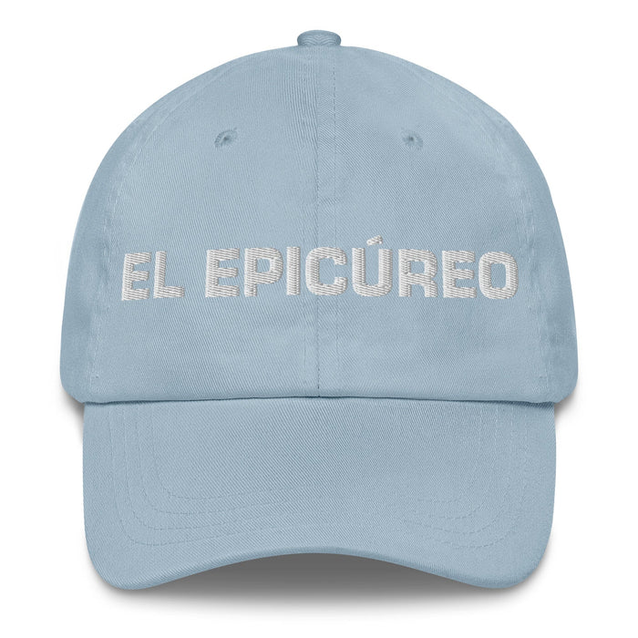 El Epicúreo The Epicurean Mexican Spanish Pride Gift Regalo Dad Hat Mexicada Light Blue