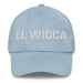 El Wicca The Wiccan Mexican Spanish Pride Gift Regalo Dad Hat Mexicada Light Blue