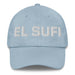 El Sufi The Sufi Mexican Spanish Pride Gift Regalo Dad Hat Mexicada Light Blue