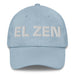 El Zen The Zen Practitioner Mexican Spanish Pride Gift Regalo Dad Hat Mexicada Light Blue