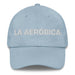 La Aeróbica The Aerobics Enthusiast Mexican Spanish Pride Gift Regalo Dad Hat Mexicada Light Blue