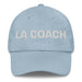 La Coach The Life Coach Mexican Spanish Pride Gift Regalo Dad Hat Mexicada Light Blue