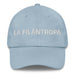 La Filántropa The Philanthropist Mexican Spanish Pride Gift Regalo Dad Hat Mexicada Light Blue