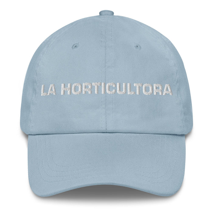 La Horticultora The Horticulturist Mexican Spanish Pride Gift Regalo Dad Hat Mexicada Light Blue