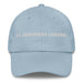 La Jardinera Urbana The Urban Gardener Mexican Spanish Pride Gift Regalo Dad Hat Mexicada Light Blue