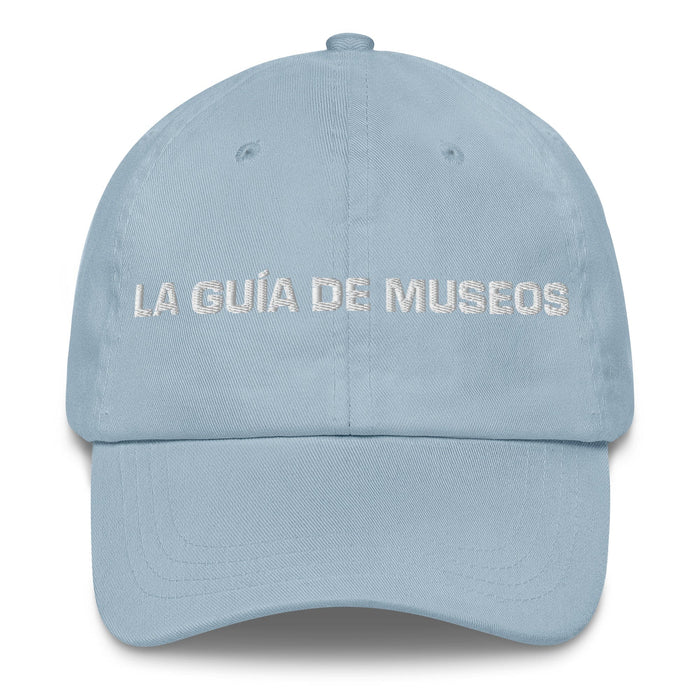 La Guía De Museos The Museum Guide Mexican Spanish Pride Gift Regalo Dad Hat Mexicada Light Blue