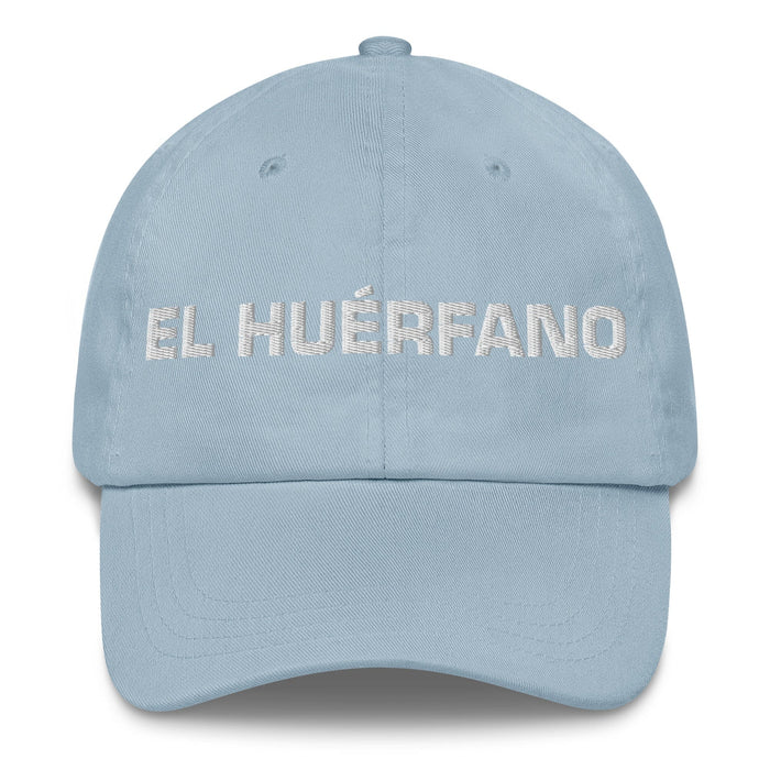 El Huérfano The Orphan Mexican Spanish Pride Gift Regalo Dad Hat Mexicada Light Blue