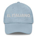 El Italiano The Italian Mexican Spanish Pride Gift Regalo Dad Hat Mexicada Light Blue