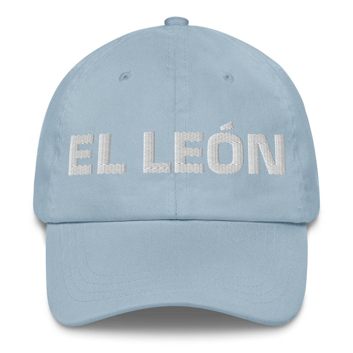 El León The Lion Mexican Spanish Pride Gift Regalo Dad Hat Mexicada Light Blue