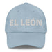 El León The Lion Mexican Spanish Pride Gift Regalo Dad Hat Mexicada Light Blue