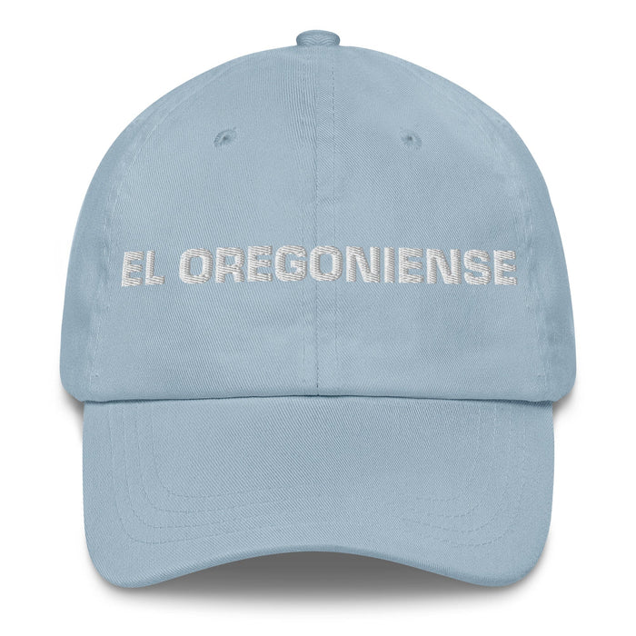 El Oregoniense The Oregonian Mexican Spanish Pride Gift Regalo Dad Hat Mexicada Light Blue