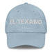 El Texano The Texan Mexican Spanish Pride Gift Regalo Dad Hat Mexicada Light Blue