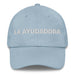 La Ayudadora The Helper (Type 2) Mexican Spanish Pride Gift Regalo Dad Hat Mexicada Light Blue