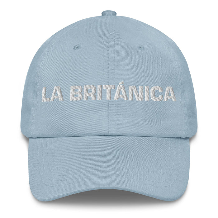 La Británica The British Mexican Spanish Pride Gift Regalo Dad Hat Mexicada Light Blue