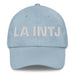 La Intj The Mastermind Mexican Spanish Pride Gift Regalo Dad Hat Mexicada Light Blue