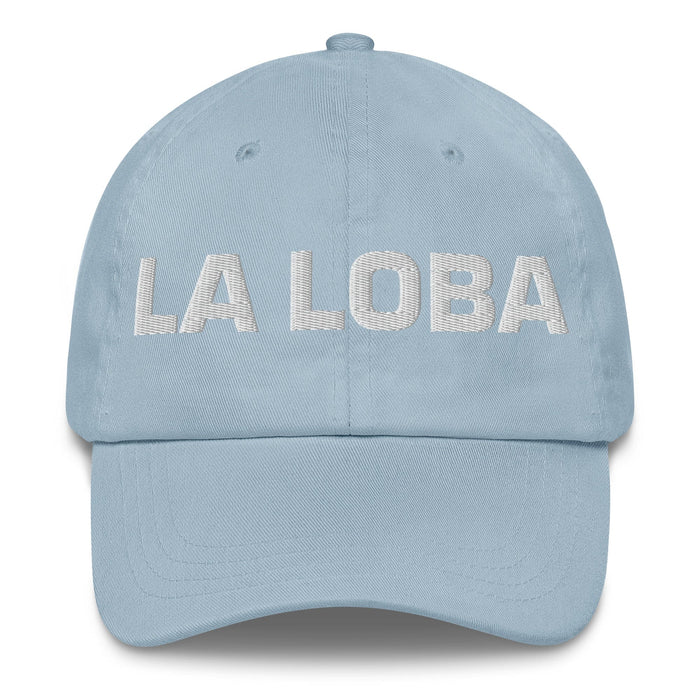 La Loba The Wolf Mexican Spanish Pride Gift Regalo Dad Hat Mexicada Light Blue