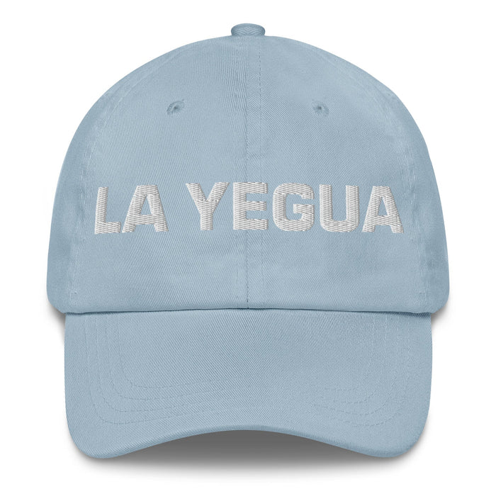 La Yegua The Horse Mexican Spanish Pride Gift Regalo Dad Hat Mexicada Light Blue