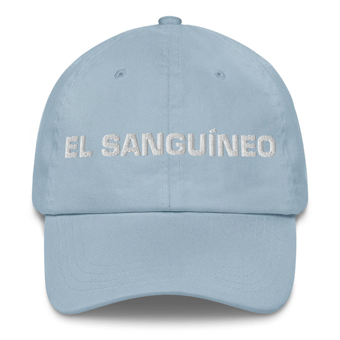 El Sanguíneo The Sanguine Mexican Spanish Pride Gift Regalo Dad Hat Mexicada Light Blue