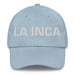 La Inca The Inca Mexican Spanish Pride Gift Regalo Dad Hat Mexicada Light Blue