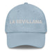 La Sevillana The Seville Resident Mexican Spanish Pride Gift Regalo Dad Hat Mexicada Light Blue