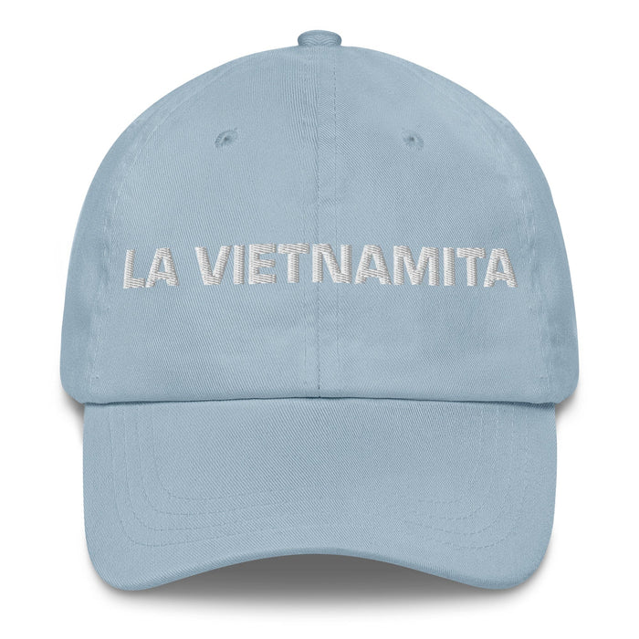 La Vietnamita The Vietnamese Mexican Spanish Pride Gift Regalo Dad Hat Mexicada Light Blue