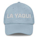 La Yaqui The Yaqui Mexican Spanish Pride Gift Regalo Dad Hat Mexicada Light Blue