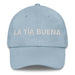 La Tía Buena The Hot One Mexican Spanish Pride Gift Regalo Dad Hat Mexicada Light Blue