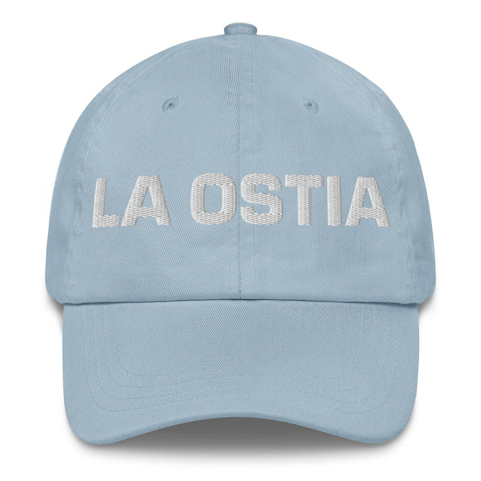 La Ostia The Surprised One Mexican Spanish Pride Gift Regalo Dad Hat Mexicada Light Blue