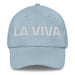 La Viva The Clever One Mexican Spanish Pride Gift Regalo Dad Hat Mexicada Light Blue