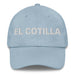 El Cotilla The Gossip Mexican Spanish Pride Gift Regalo Dad Hat Mexicada Light Blue