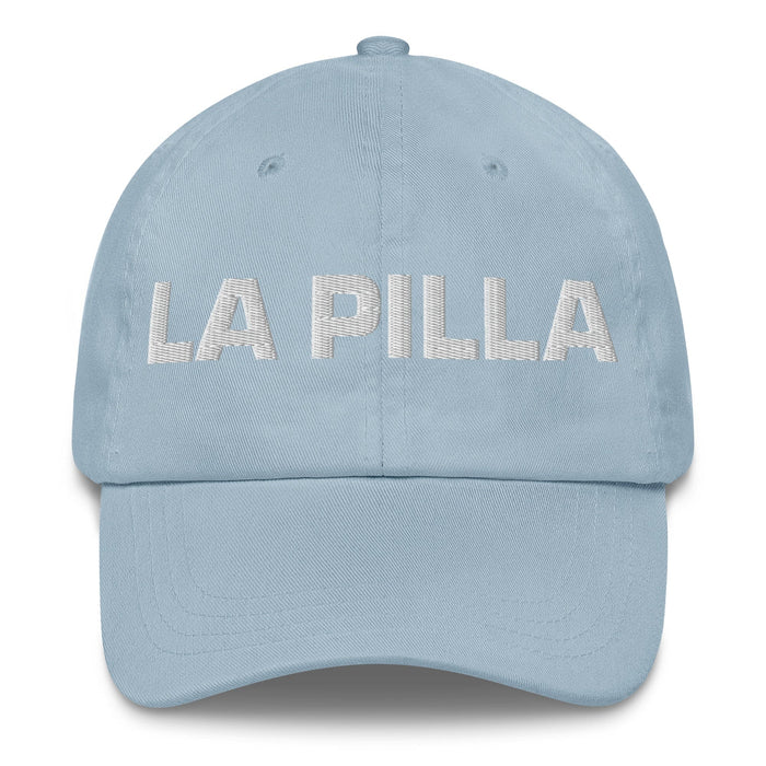 La Pilla The Rascal Mexican Spanish Pride Gift Regalo Dad Hat Mexicada Light Blue