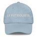 La Futbolista The Soccer Player Mexican Spanish Pride Gift Regalo Dad Hat Mexicada Light Blue