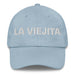 La Viejita The Little Old Lady/Man Mexican Spanish Pride Gift Regalo Dad Hat Mexicada Light Blue