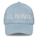 El Niño The Girl / The Boy Mexican Spanish Pride Gift Regalo Dad Hat Mexicada Light Blue