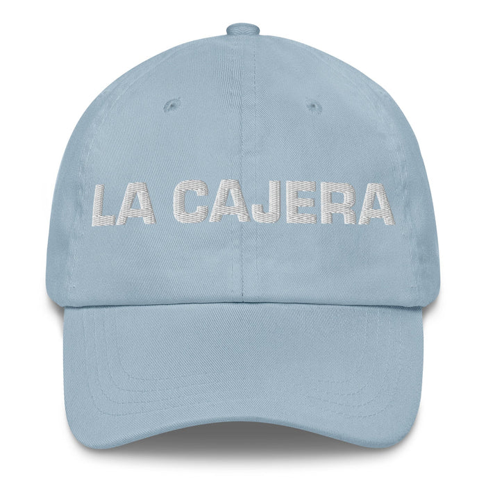 La Cajera The Cashier Mexican Spanish Pride Gift Regalo Dad Hat Mexicada Light Blue