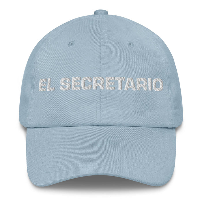 El Secretario The Secretary Mexican Spanish Pride Gift Regalo Dad Hat Mexicada Light Blue