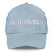 El Hipster The Hipster Mexican Spanish Pride Gift Regalo Dad Hat Mexicada Light Blue