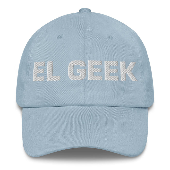 El Geek The Geek Mexican Spanish Pride Gift Regalo Dad Hat Mexicada Light Blue