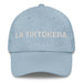 La Tiktokera The Tiktoker Mexican Spanish Pride Gift Regalo Dad Hat Mexicada Light Blue