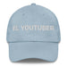 El Youtuber The Youtuber Mexican Spanish Pride Gift Regalo Dad Hat Mexicada Light Blue