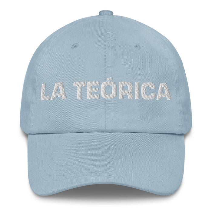 La Teórica The Theorist Mexican Spanish Pride Gift Regalo Dad Hat Mexicada Light Blue