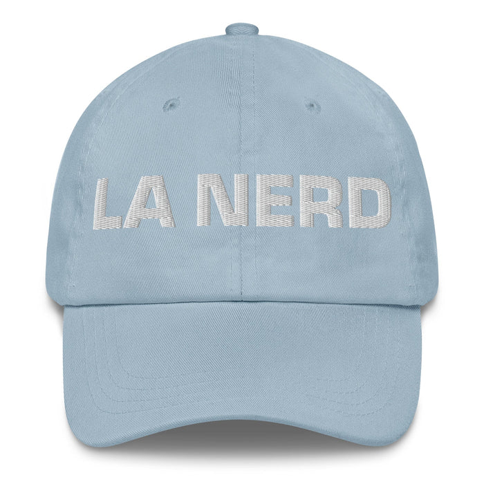 La Nerd The Nerd Mexican Spanish Pride Gift Regalo Dad Hat Mexicada Light Blue