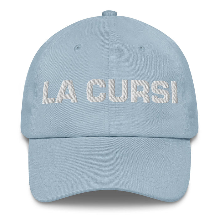 La Cursi The Cheesy One Mexican Spanish Pride Gift Regalo Dad Hat Mexicada Light Blue