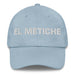 El Metiche The Nosy One Mexican Spanish Pride Gift Regalo Dad Hat Mexicada Light Blue