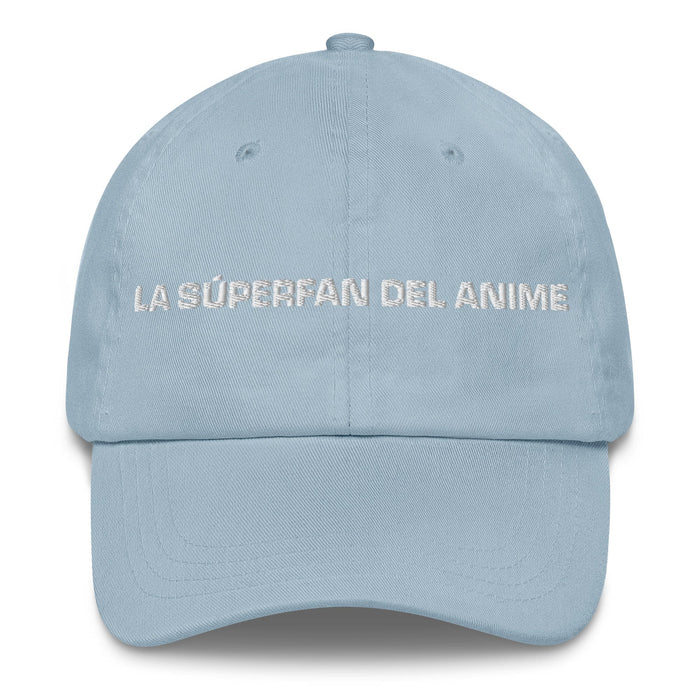 La Súperfan Del Anime The Anime Superfan Mexican Spanish Pride Gift Regalo Dad Hat Mexicada Light Blue