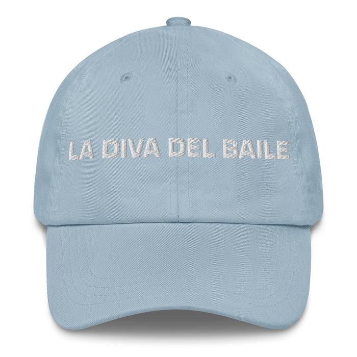 La Diva Del Baile The Dance Diva Mexican Spanish Pride Gift Regalo Dad Hat Mexicada Light Blue