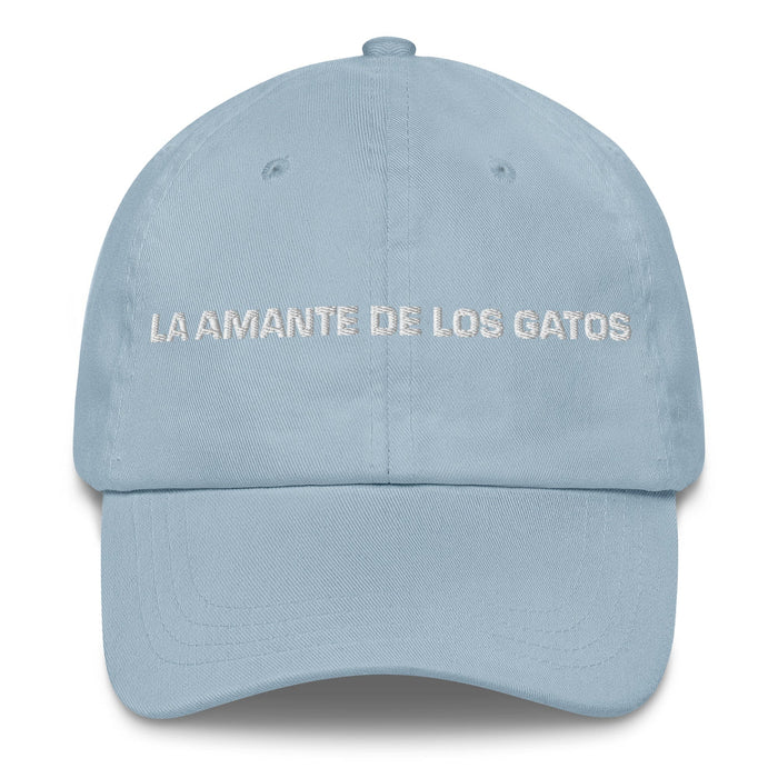 La Amante De Los Gatos The Cat Lover Mexican Spanish Pride Gift Regalo Dad Hat Mexicada Light Blue