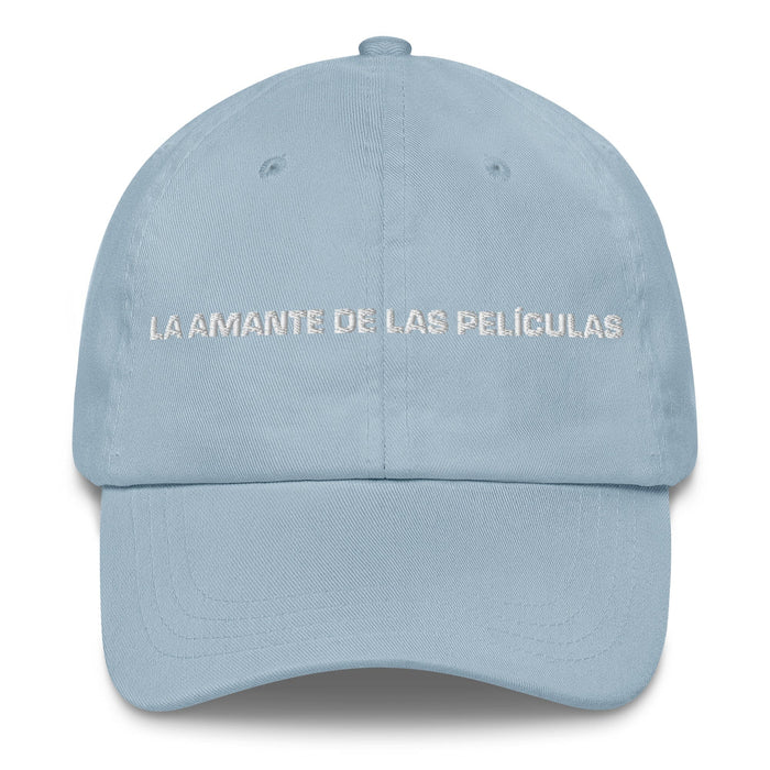 La Amante De Las Películas The Movie Lover Mexican Spanish Pride Gift Regalo Dad Hat Mexicada Light Blue