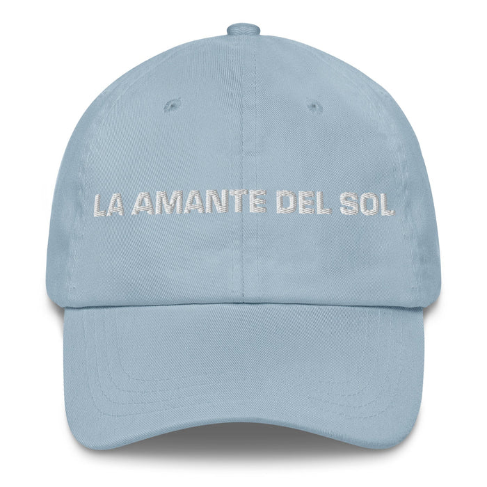 La Amante Del Sol The Sun Lover Mexican Spanish Pride Gift Regalo Dad Hat Mexicada Light Blue